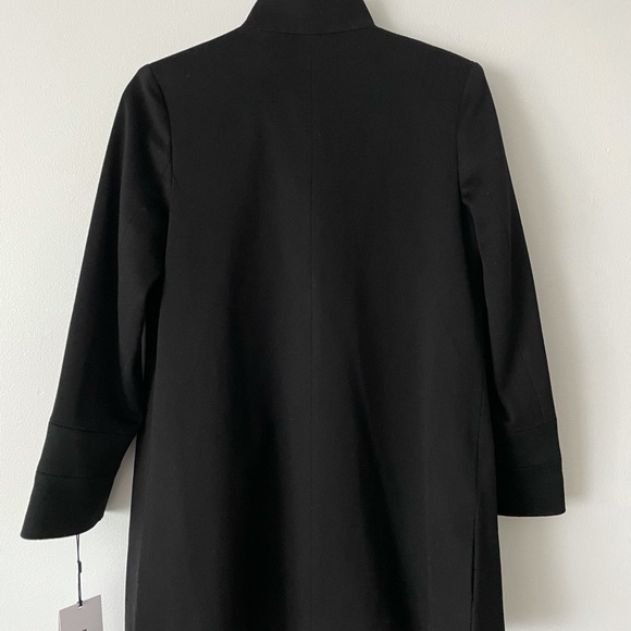 FLEURETTE Stand Collar Wool Car Coat - Picture 11 of 15